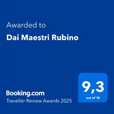a screenshot of a cell phone with the text awarded to dat marshrit radio at Dai Maestri Rubino in Vita