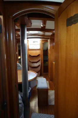 a view of the inside of a boat at Gloria Sailing in Castellammare del Golfo