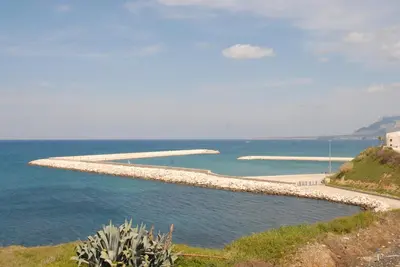 an island in the middle of a body of water at GB Case Vacanze Sicilia in Balestrate