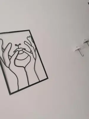 a drawing of two hands holding up a diamond at Historic Centre - Apartment at Foro Borbonico in Palermo