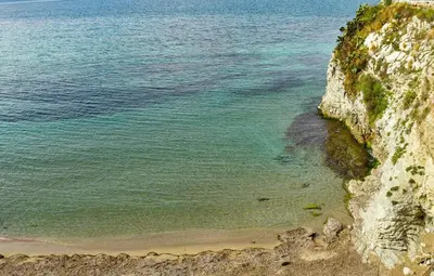 an aerial view of the ocean and a beach at Madre Terra Airport Apartment & Rooms in Terrasini