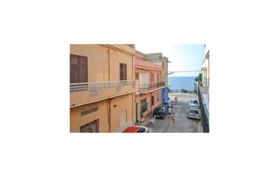 a view of a street from a building at Beautiful Apartment In Trappeto in Trappeto