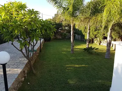 a row of bikes parked next to a building at Marilù Casa Vacanza in San Vito lo Capo