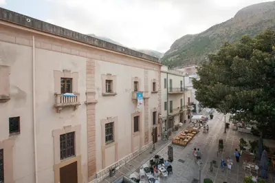 a view of a street from a building at Sicilia Ovest - Domus Mariae Charming Apartments with Balcony in Castellammare del Golfo