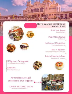 a screenshot of a webpage of a food website at Casa Swamy in Palermo