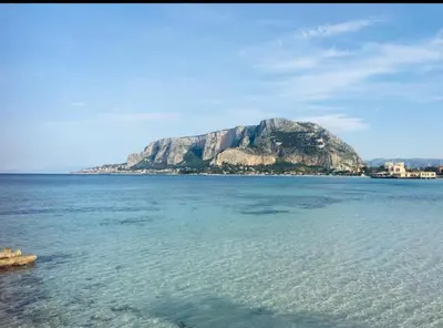 an island in the middle of a body of water at Shell Maqueda in Palermo