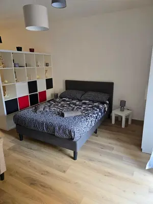 a bedroom with a bed in a room at Virginia House1 in Palermo