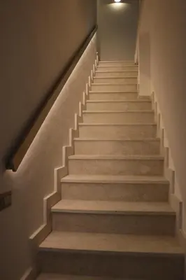 a set of stairs in a house at ALLUMARO HOUSE in Castellammare del Golfo