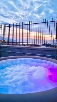 a bathroom with a shower and a toilet and a sink at Oltremare Suite N37 Benessere invernale con vista mare in Bagheria