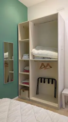 a room with a bed and a room with a room at Don Armando al Massimo in Palermo