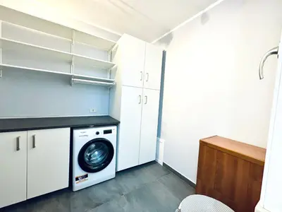 a laundry room with a washer and dryer at Ventu di Sciroccu in Cinisi