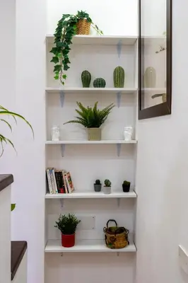 a washing machine with a vase on top of it at Palermo e Dintorni - Valentino Apartment in Palermo