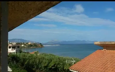 a view of the ocean from a house at Sizilien 2 in Trappeto