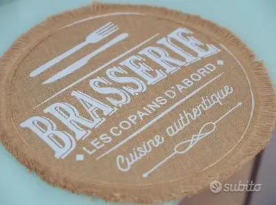 a label for a restaurant with a fork on it at Ballar'Home - Casa Sbriju' in Palermo
