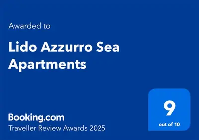 a screenshot of the intel azure sea experiments webpage at Lido Azzurro Sea Apartments in Carini