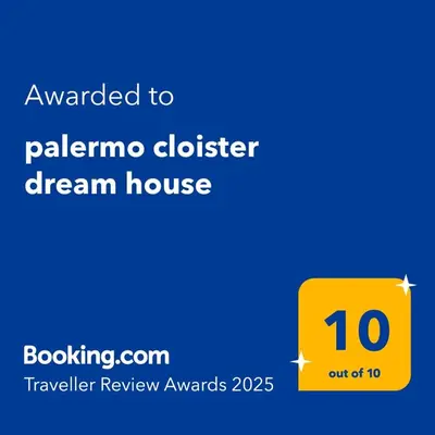 a hallway with an open door to a room at palermo cloister dream house in Palermo