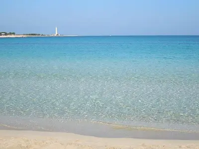 a view of the ocean with a sandy beach at Profumi di Sicilia in Cinisi