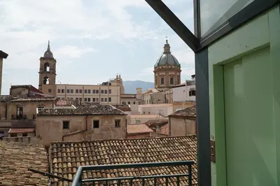 a view of a city from the roof of a building at Appartamento Ottanio- Quattro Canti 200 mt in Palermo