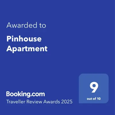 a blue background with the words awarded to purchase apartment at Pinhouse Apartment in Palermo