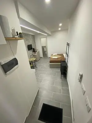 a view of a room with a room with a bedroom at Luna di Sicilia in Palermo