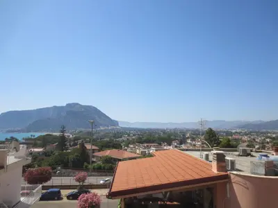 a view from the roof of a building at Casa Allegra Mondello in Palermo