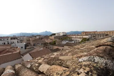 a view from the roofs of a city at Alloro House with Terrace by Wonderful Italy in Palermo