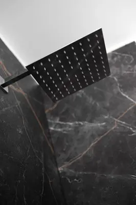 a close up of a knife on a marble counter top at Maqueda Luxury Suite & Home in Palermo