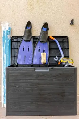 two containers are sitting on top of a dresser at Villa Berretta by Sicily Travelling Villas in Scopello