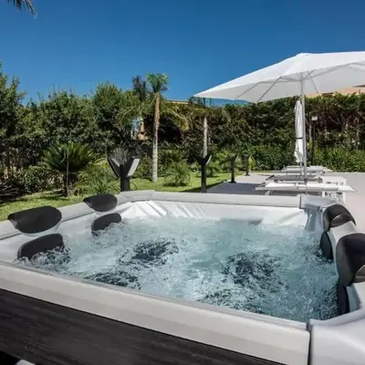 Villa Carola Altavilla Milicia Sicilia con Piscina Privata e Vasca idromassaggio a 5 minuti dal mare