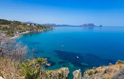 a large blue body of water with boats in it at Stunning Apartment In Palermo With Wifi in Palermo