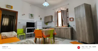 a collage of photos of a hotel room at casa vacanza san vito lo capo in San Vito lo Capo
