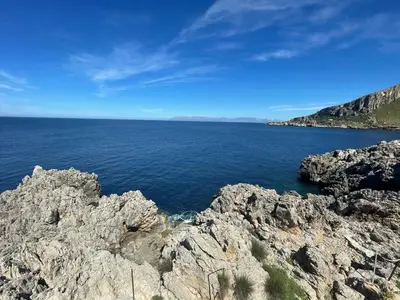 a view of a large body of water at Villa Venere al Sauce - esclusiva villa sul mare in San Vito lo Capo