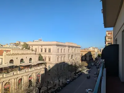 a view of a city street with buildings at Apartament and suite cavour 106 in Palermo