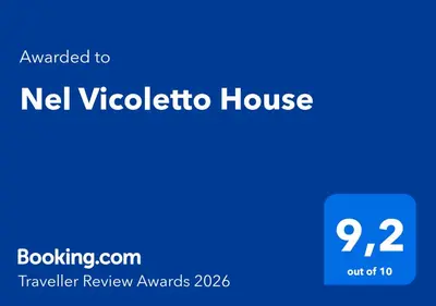 a blue screen with the text wanted to neel vikotheko house at Nel Vicoletto House in Palermo