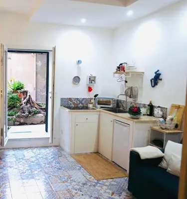 two bottles of ketchup and a bag of cheese at Elvira Studio Flat,Via Dante,near Lolli station in Palermo