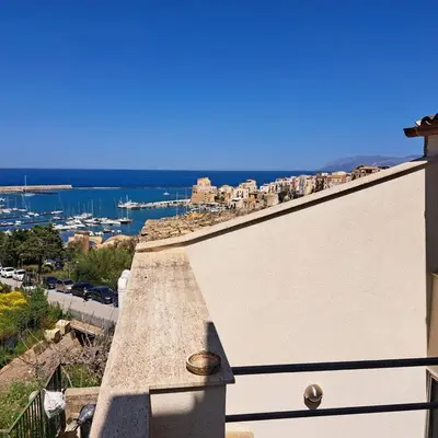 a view from the roof of a building at CasaLavinaro in Castellammare del Golfo