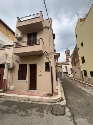 a building on the side of a street at Casa Fico D'India in Cinisi