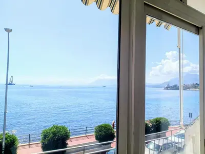 a view from a window of the ocean at Case Nereidi 3 in Porticello