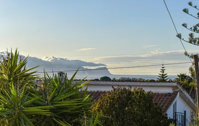 a view of the ocean from a house at Villa Anastasia in Partinico