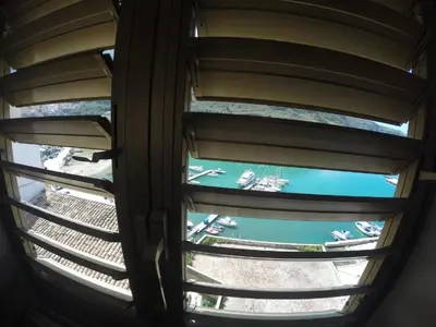 an overhead view of a window in a building at Angolo di CIELO in Castellammare del Golfo