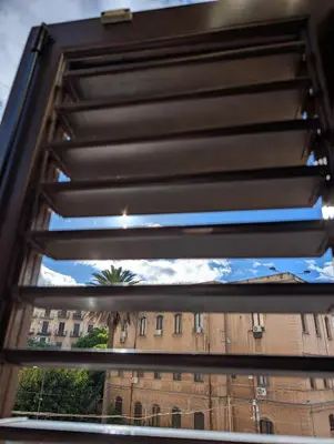 a view from a window of a building at A casa della Vero in Palermo