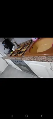 a picture of a desk with a keyboard at Casa Passamonte in Palermo