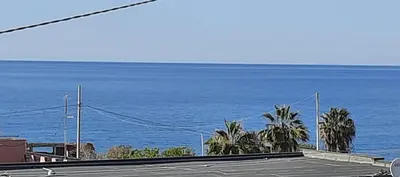 a view of the ocean from a building at West Sicily Beach in Balestrate