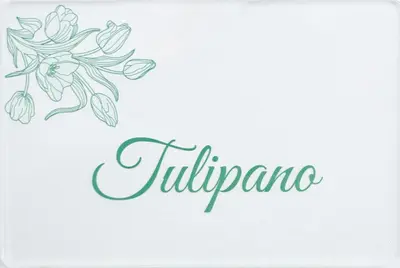 a sketch of a lilium flower on a white background at Magnolia Home in Terrasini