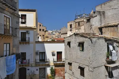 an overview of an old city with buildings at iFlat Casa di Design nella piazzetta in Palermo