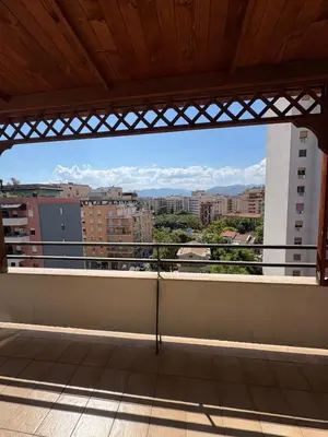 a balcony with a view of the city at Casaleoni5769 in Palermo