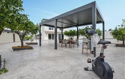 a view of a house with a roof at Amazing Home In Trabia in Trabia