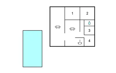 an image of a block diagram of a periodic table at Villa Bruno in Castellammare del Golfo