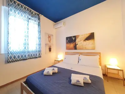 a bathroom with a toilet and a sink and a shower at Villa Blu Corallo by Interhome in Alcamo Marina