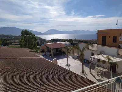 a view of the water from the roof of a building at Apartment Wohnung 8 by Interhome in Balestrate